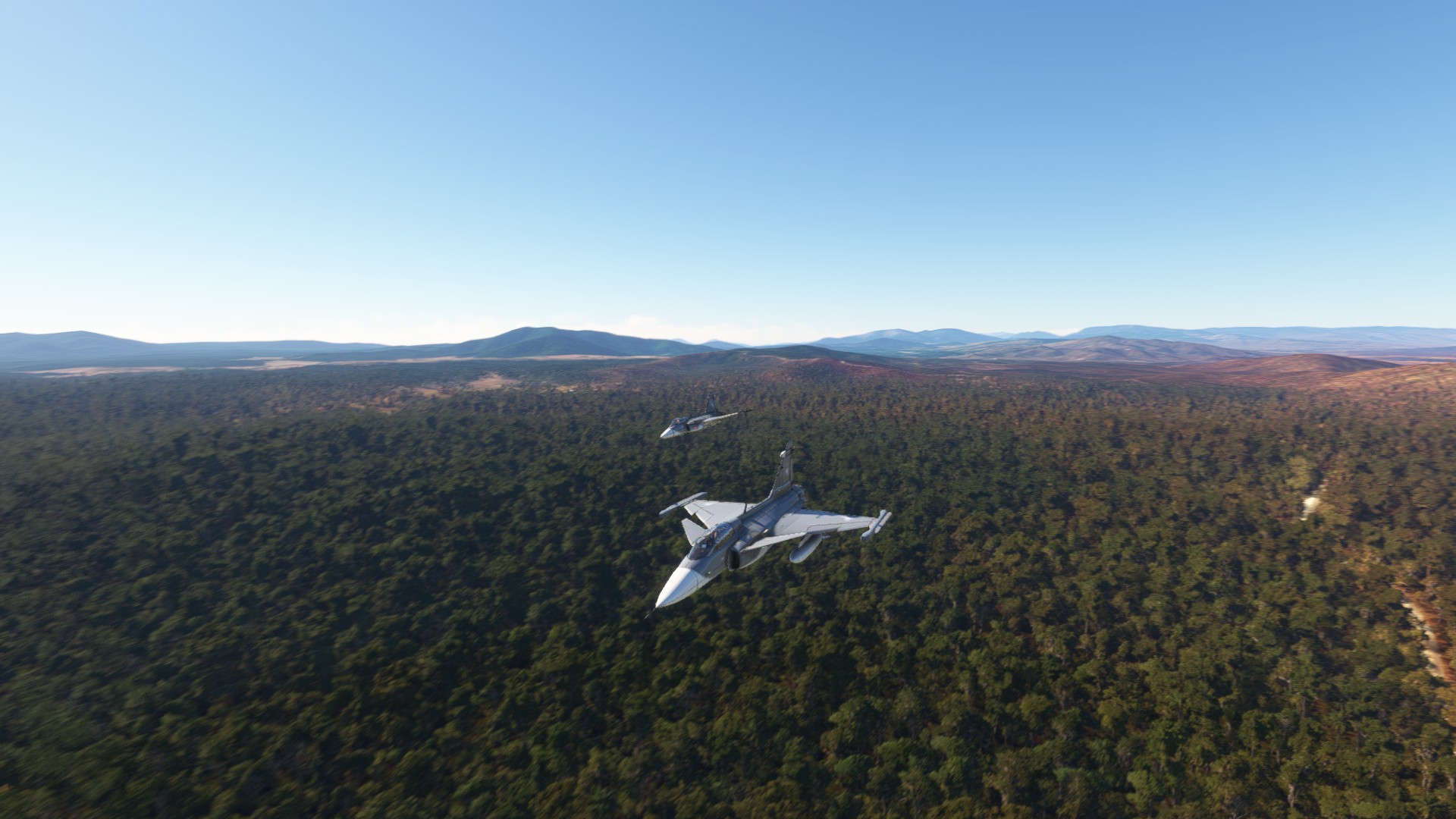 Tandem Gripens in MSFS